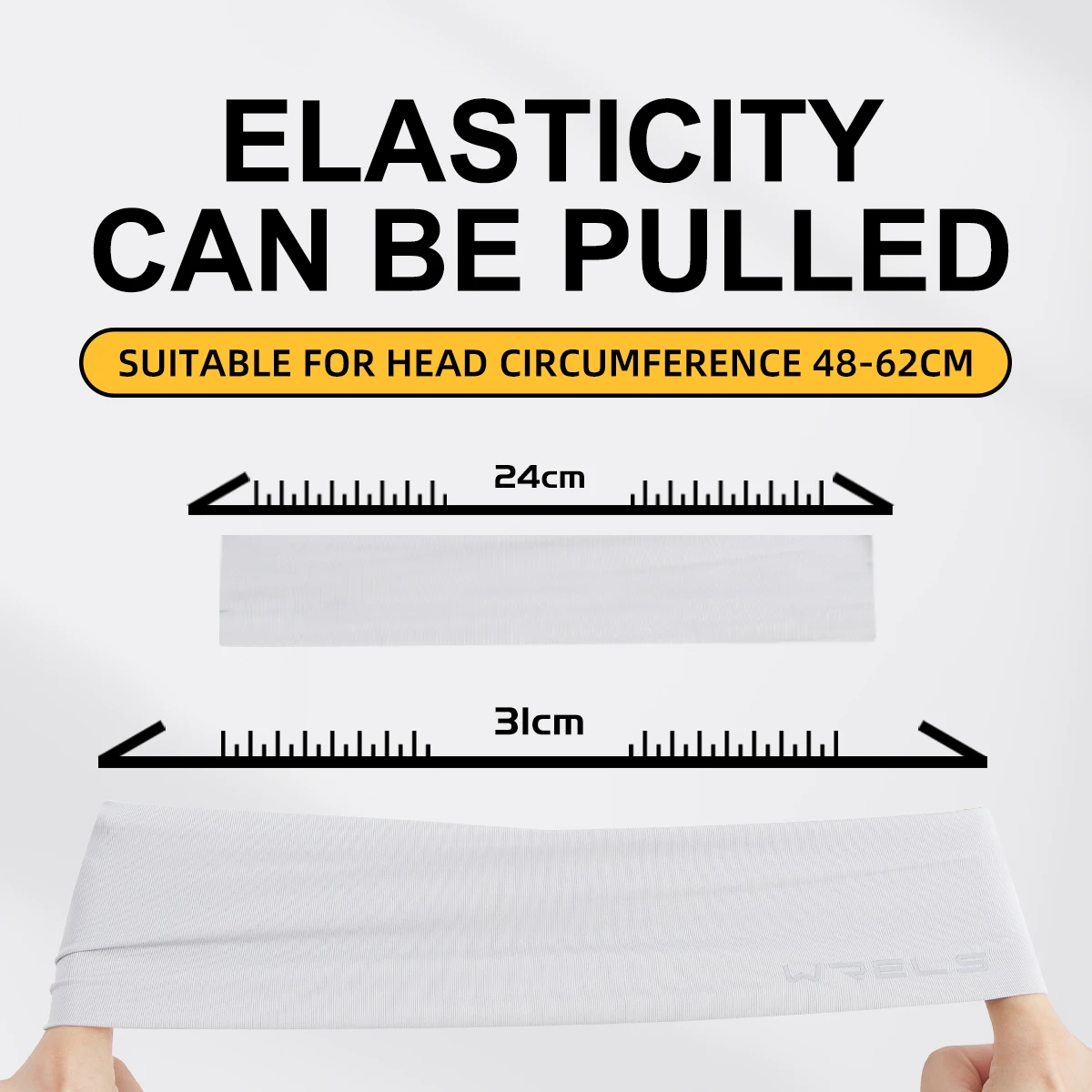 WRELS Elastic Absorbent Sports Headband 4