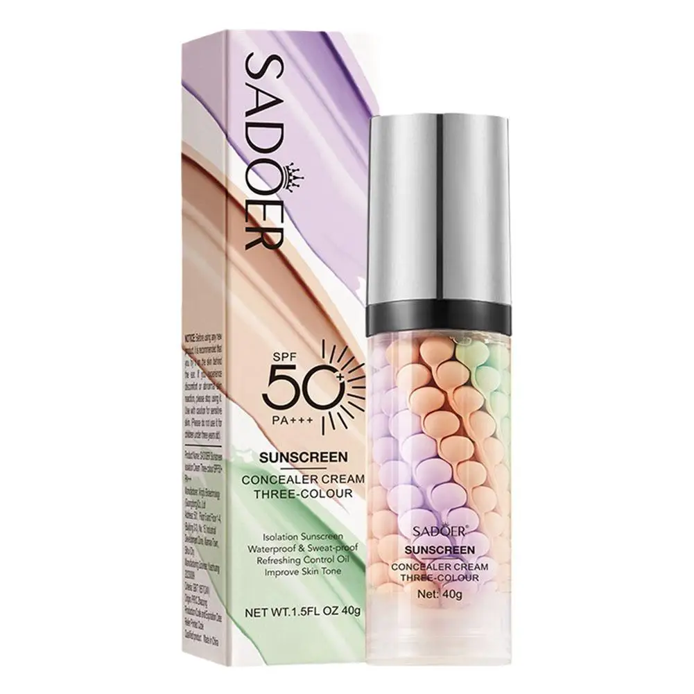 SPF50+ Makeup Primer Moisturizing Isolation Cream Invisible Pores Facial Correcting Tone Refreshing Cosmetics Skin Brighten V0T4 4