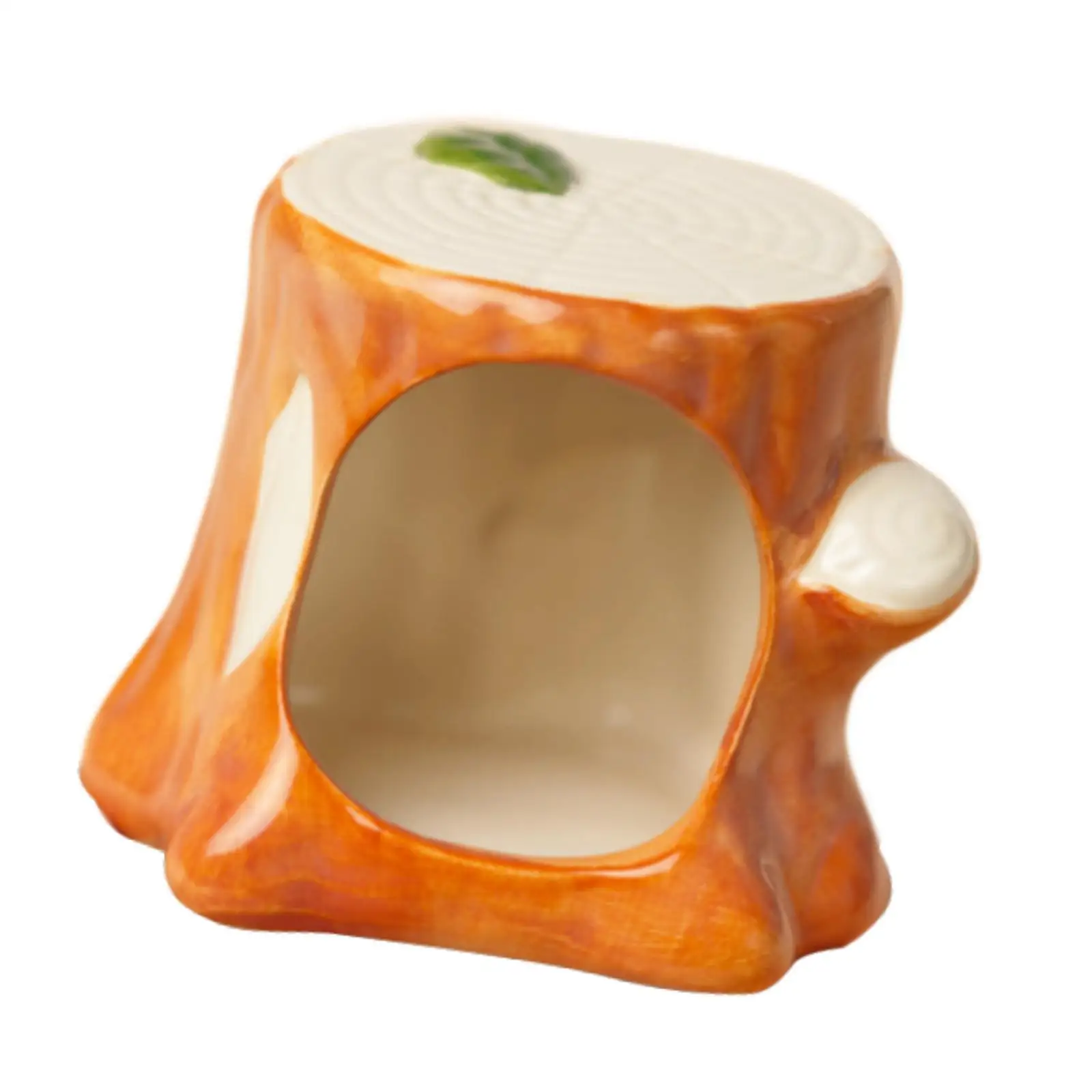 Ceramic habitat for hamster, rodent shelter, rats and squirrel playing space