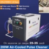 [US Ship] 200W Pulse Laser Cleaner Industrial Mold Rust Removal Cleaning Oil Paint for Metal Rubber Furniture DDP TO US 2