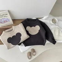 Autumn And Spring Newborn Infant Baby Boys And Girls Sweater Knitted Cotton Long Sleeved T-shirt Soft Fashion Baby Clothing 3