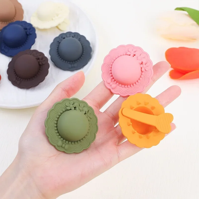 Cute Straw Hat Styling Hair Clips 3D Solid Color Hair Clips Hair Accessories Kids Hair Clips korea style baby straw hat kids sun hats 2023 empty top hat child straw hat sunshade sunscreen hats baby accessories newborn