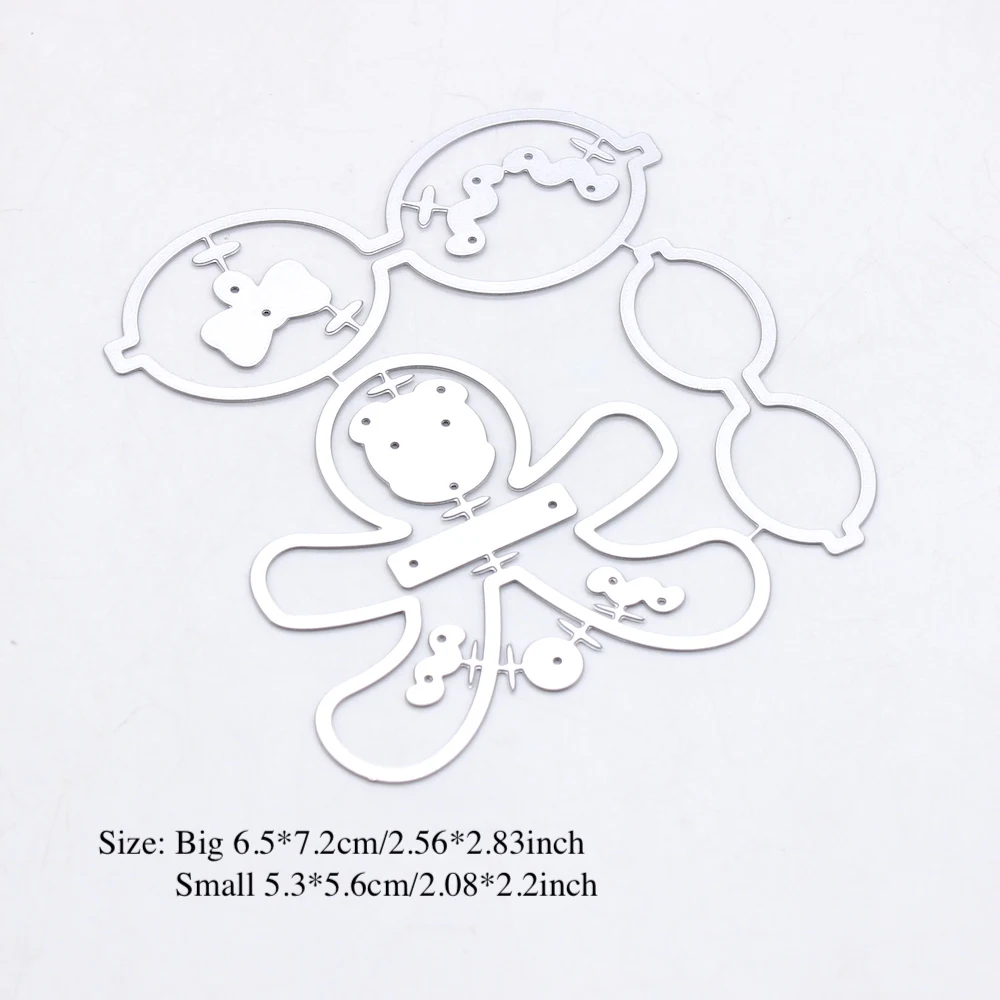  ZFPARTY Cute Gingerbread Man Metal Cutting Dies Stencils for  DIY Scrapbooking Decorative Embossing DIY Paper Cards : Arts, Crafts &  Sewing