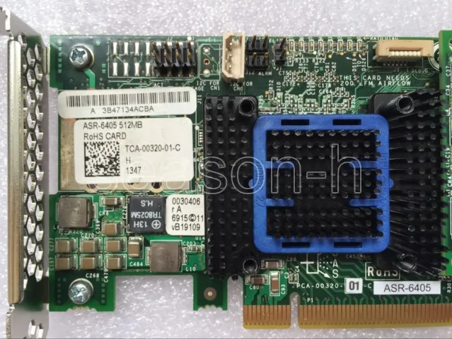 Sas Sata 6g Raid Controlador 512mb Pcie Cartão Asr6405 4x - Imagem 5