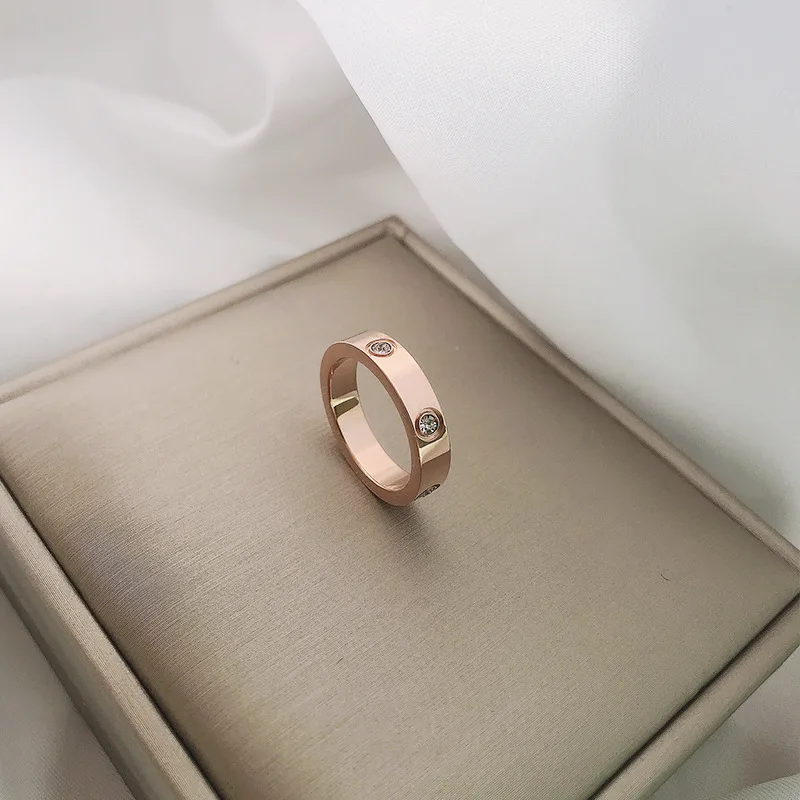 Finger Rings Fashion Rings Crystal Rings Stainless Steel Rings Stainless Steel Crystal Rings For Women