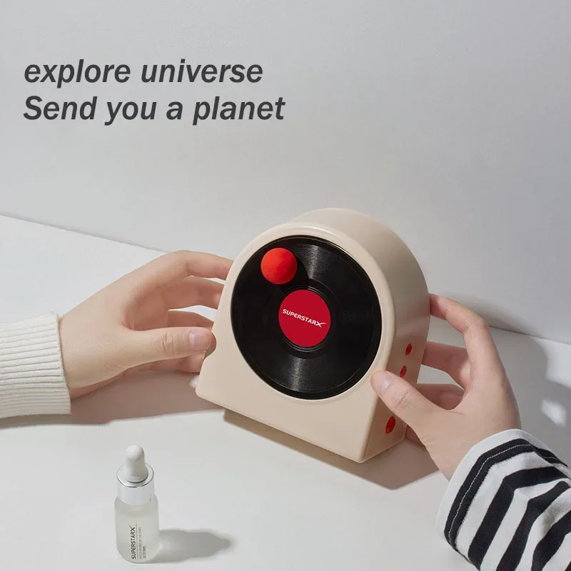 Journey 블루투스 오디오 데스크탑, 크리에이티브 USB 충전 장식, 레트로 블랙 글루 스피커, 분위기 있는 아로마 테라피 오디오