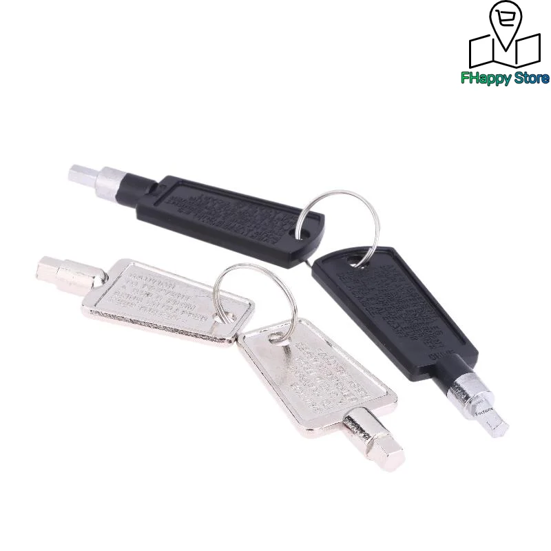 2Pcs Freezer Refrigerator Door Key Lock Pentagon Keys Part Accessories For Haier