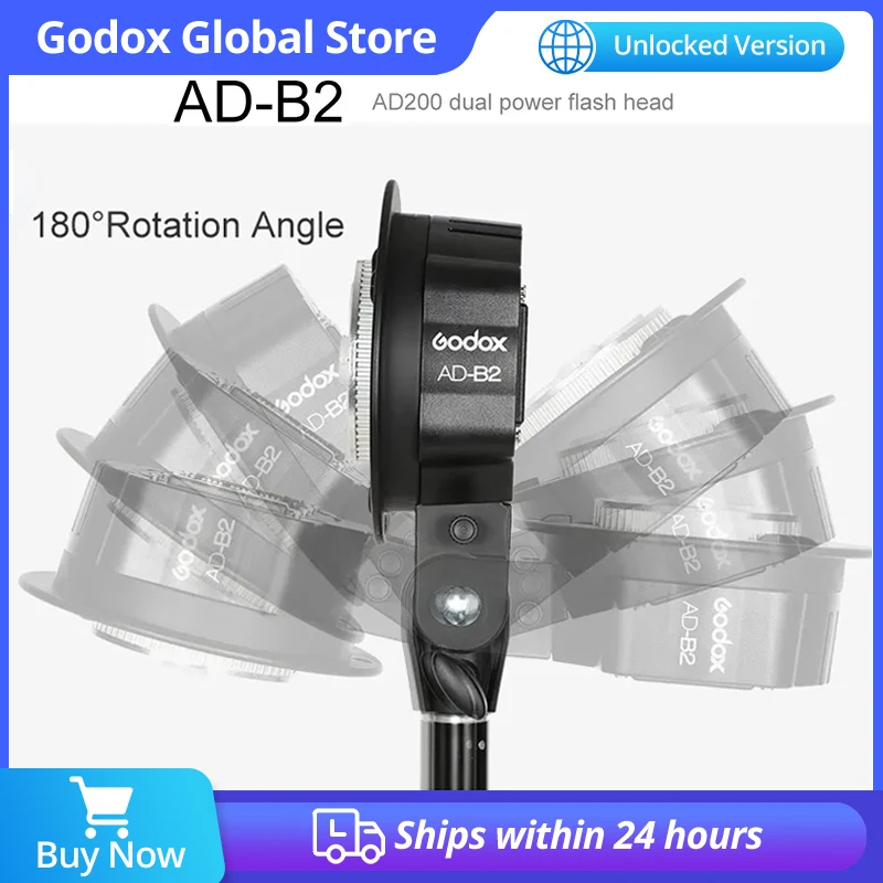 Godox AD200 AD-B2 Bowens Mount Double Tubes Light Head Bracket For Ad200 Portable Flash I3066775847 Godox AD200 AD-B2 Bowens Mount Double Tubes Light Head Bracket For Ad200 Portable Flash I3066775847