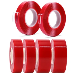 15/20mm Nano Double Sided Tape Silicone Adhesive Tape Strong Adhesive Waterproof for Carpet Fix Wall Tapestry Home Office Decor