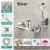 Silver faucet set