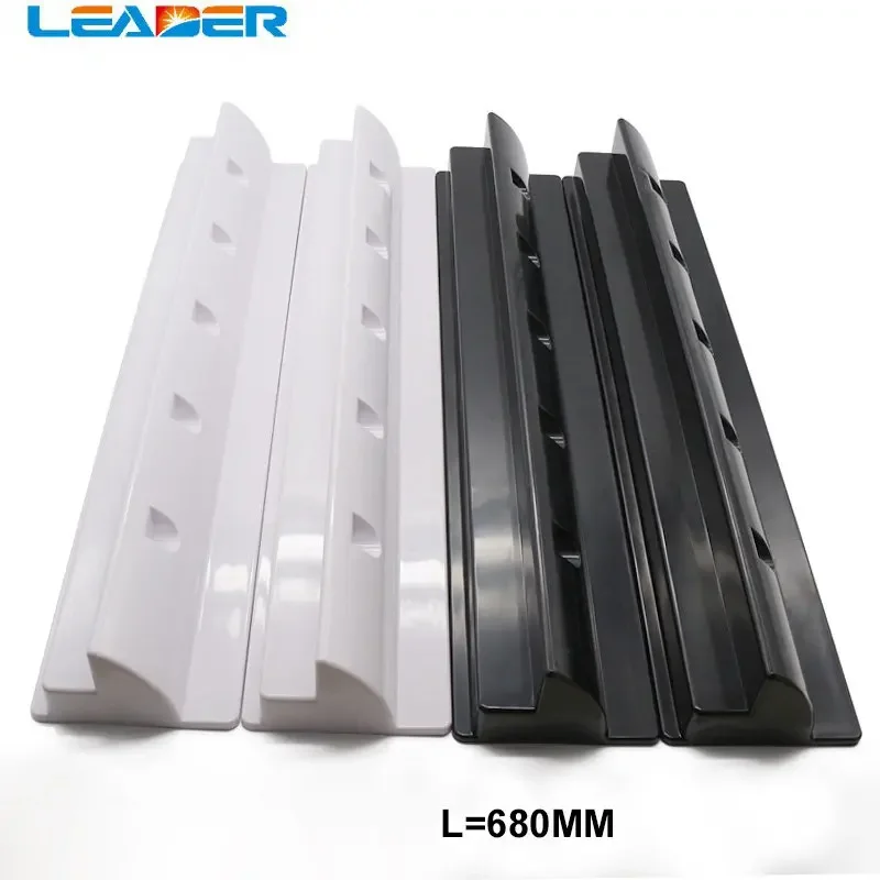Leader-abs Plastic Painel Solar Montagem End Spoiler Suportes Uso em Caravana Barco Motorhome Cores para Escolher 680 mm Pcs por Conjunto