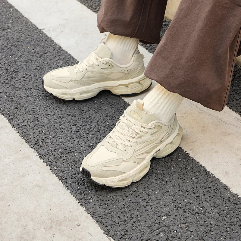 361 Degrees Men Sport Shoes New Casual Retro Classic Versatile Breathable Stable Cushioning Thick-soled Male Sneakers 672446761