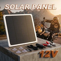 Chargeur de batterie solaire portable 12V étanche pour voiture, moto, bateau – Kit de charge au solaire à décharge lente 1