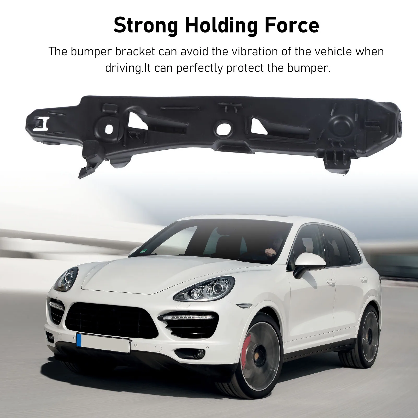 

Right or Left Front Bumper Bracket Fixed Bumper Protection Retainer 95850504901 95850505001 For Porsche Cayenne 92A 2011-2017