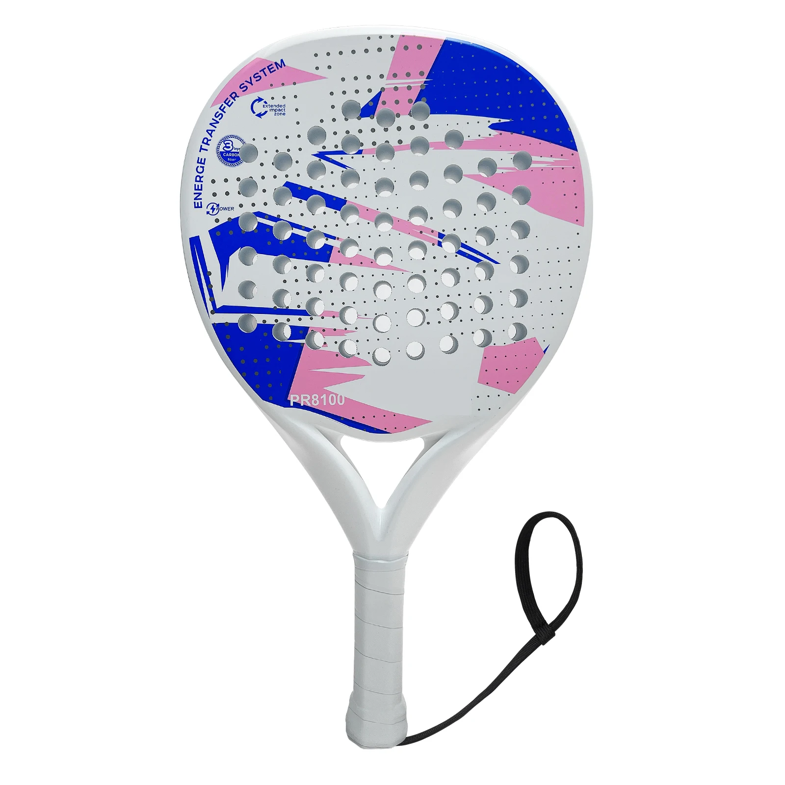 Padel Racket Carbon Fiber Surface EVA Memory Flex Foam Core Lightweight padel racket