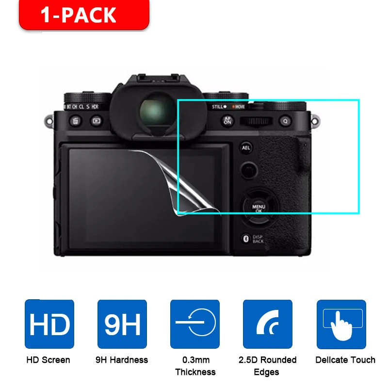 2 Pezzi Di Vetro Temperato Per Fujifilm X-T5 Xt5 X T5 Proteggi Schermo Mirrorless Anti-Scratch Camera Film Pellicola Protettiva Vetro Trasparente