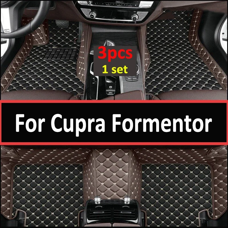 

Негибридные автомобильные напольные коврики для Cupra Formentor 2021 ~ 2023, водонепроницаемые защитные коврики, коврики для автомобиля, напольные аксессуары для автомобиля
