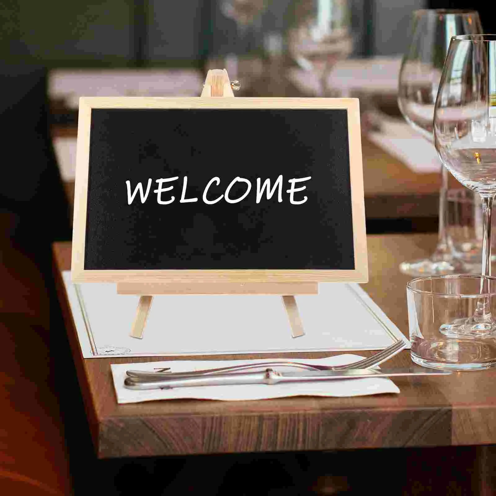 

Widely-used Mini Blackboard Tabletop Wooden Chalkboard Message Board Wooden Bulletin Board