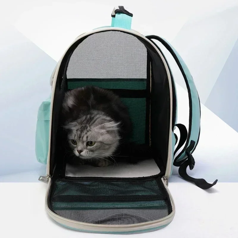 Pet Carrier Backpack Pet Bag Pet Carrier Bag Pet Cat Carrier Bag Breathable Portable Cat Backpack Outdoor Travel Transparent Bag For Cats Small Dogs Carrying Pet Supplies