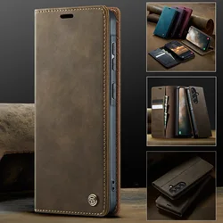 Luxurious Flip Leather Wallet Phone Case - Galaxy S20 FE (Coffee)