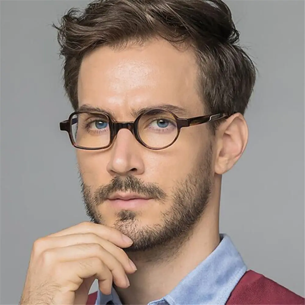Unregelmäßige Quadratische Runde Rahmen Lesebrille Männer Frauen High-definition-Linse Presbyopie Brillen Mode Design Leser Gläser – Detail 4