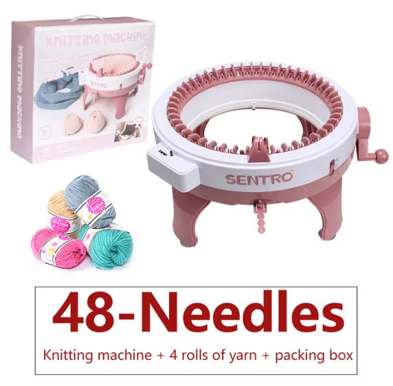 48 Needles Knitting Machine Breimachine Creative Manual Diy Loom Sentro Knitting  Machine Tricoter Sewing Hat Sock Lazy Artifact - Diy Knitting - AliExpress