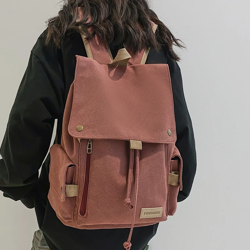 beige backpack men