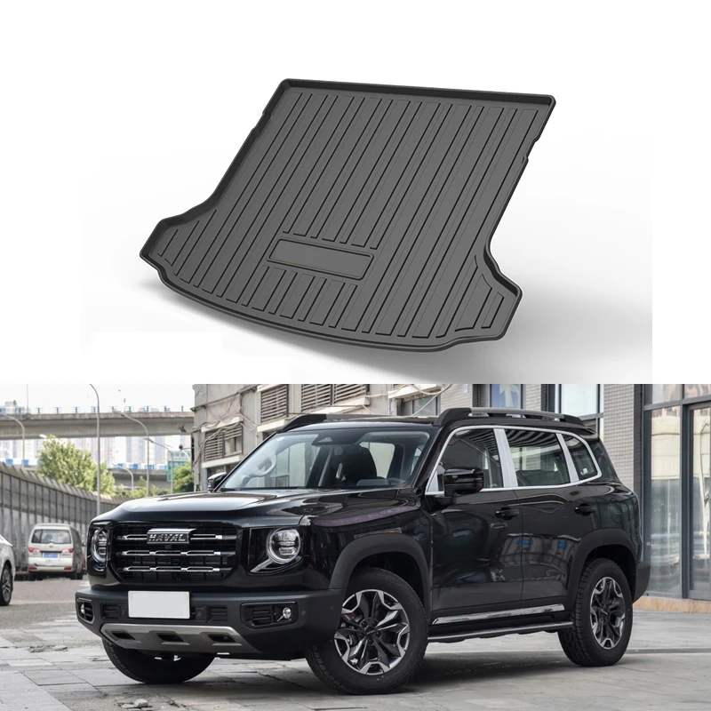 

For GWM Haval Dargo 2021-2023 Car Styling Rear Trunk Liner Cargo Boot TPO Trunk Mat Floor Tray Mud Kick Carpet Auto Accessories