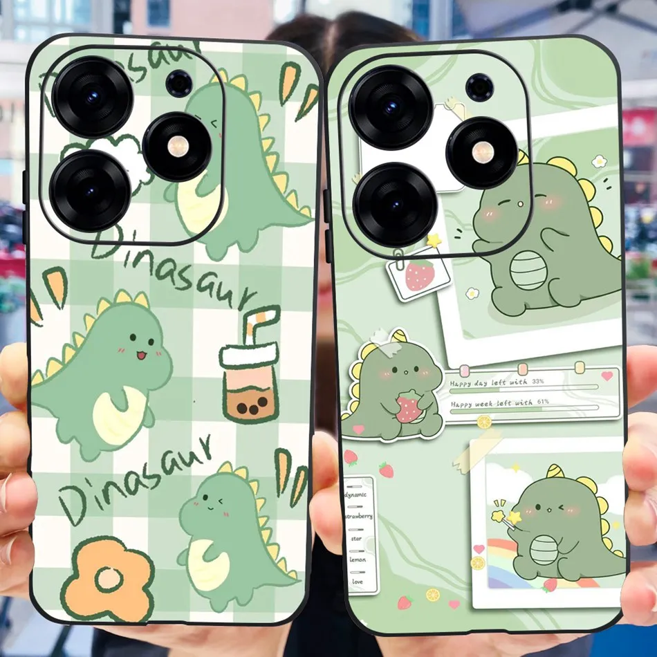 Elegant Fashion Print Soft Silicone TPU Phone Case -