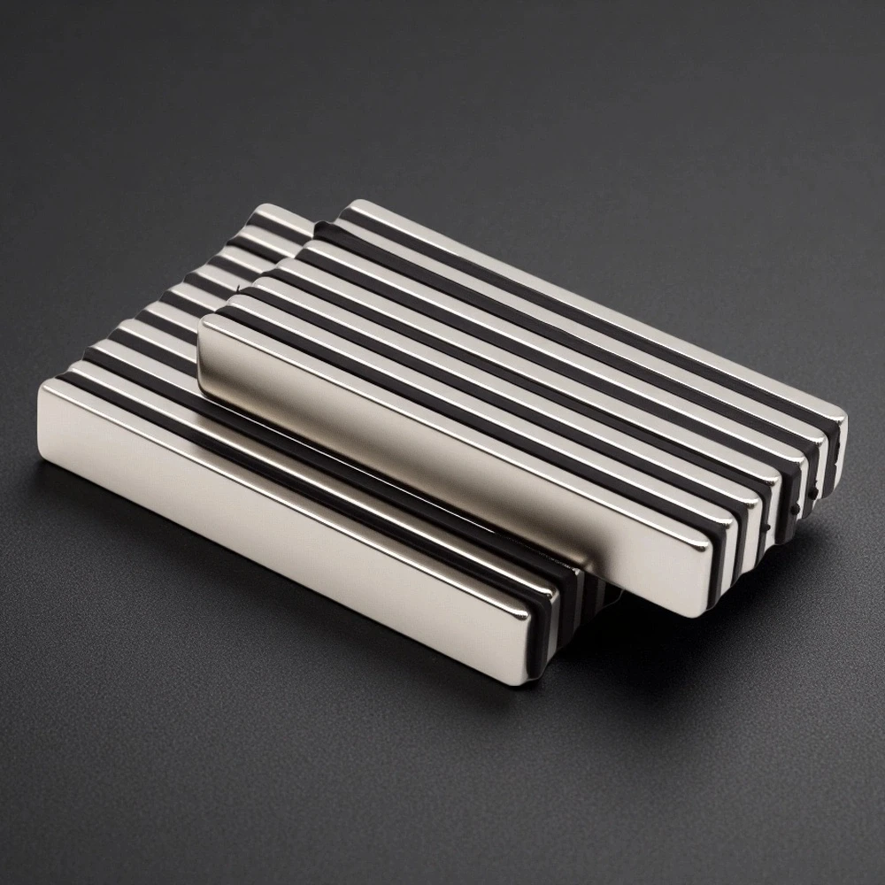 60x10x3mm Superstarker Magnet N35 Block Magnetischer NdFeB Neodym-Magnet Leistungsstarke Scheibenmagnete Kühlschrankmagnete – Detail 3