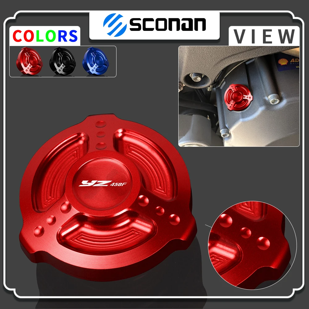 

For YAMAHA YZ450F YZ450FX YZ 450F YZ450 FX YZ450 F Motorcycle Accessories Engine Plug Cover Oil Filler Cap screws M20*2.5