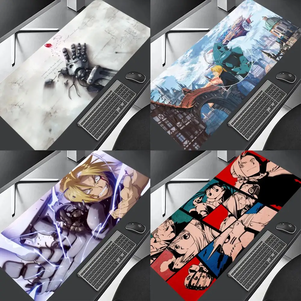 Anime F-Fullmetales Alchemistes  Mouse Pad Professional E-Sports Mouse Pad Fine Surface Gaming Rubber Mouse Pad Smooth Desk Pad
