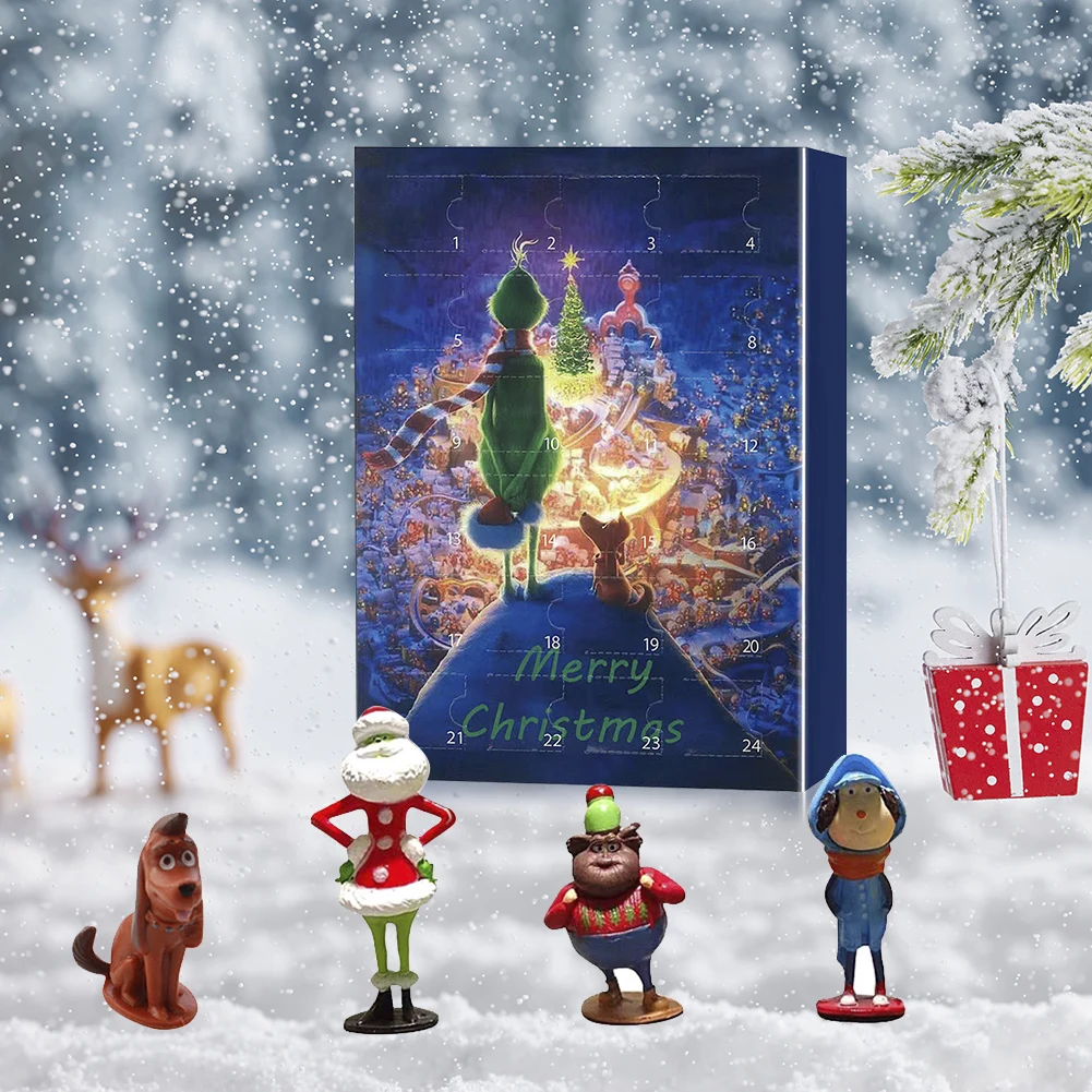 24 Days Christmas Advent Calendar for Home Decor-christmas advent calendar