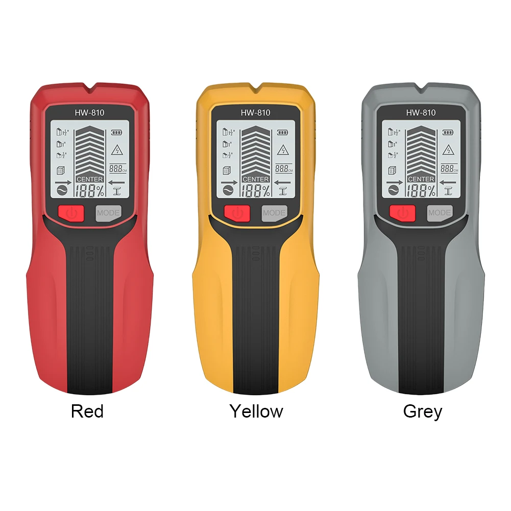 3 in 1 스마트 스터드 파인더 벽 스캐너, 목재, 자석, 금속, AC 전선 탐지용 고정밀 스터드 감지기