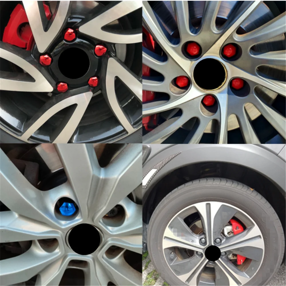 20PCScarWheelNutsCoversforOpelZafiraAstraVAUXHALLMOKKA