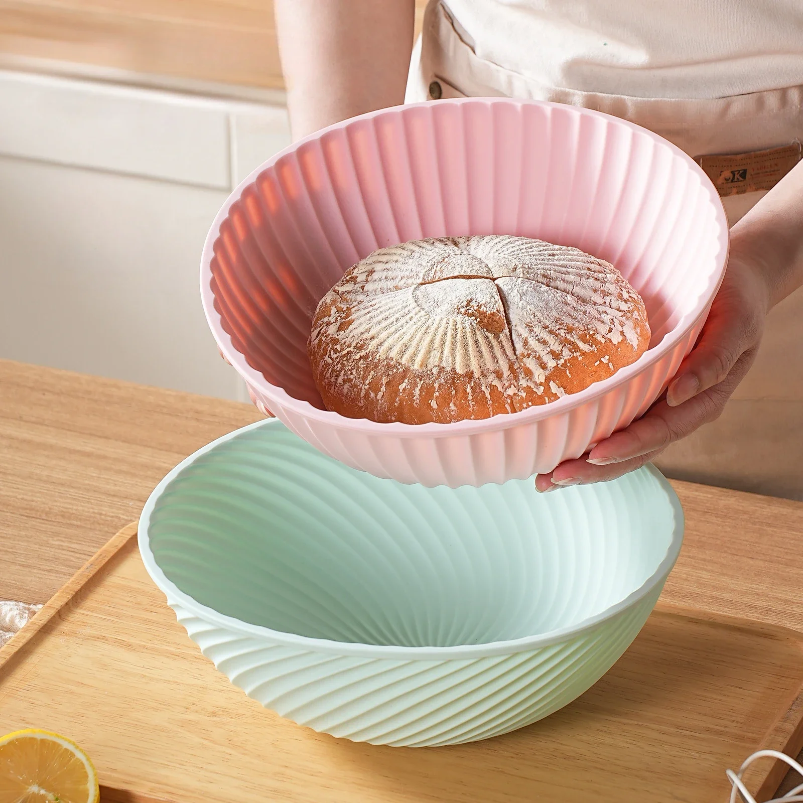 Dough Fermentation Basket Silicone Bread Fermentation Basket Non-stick Baking Accessories Kitchen Gadgets