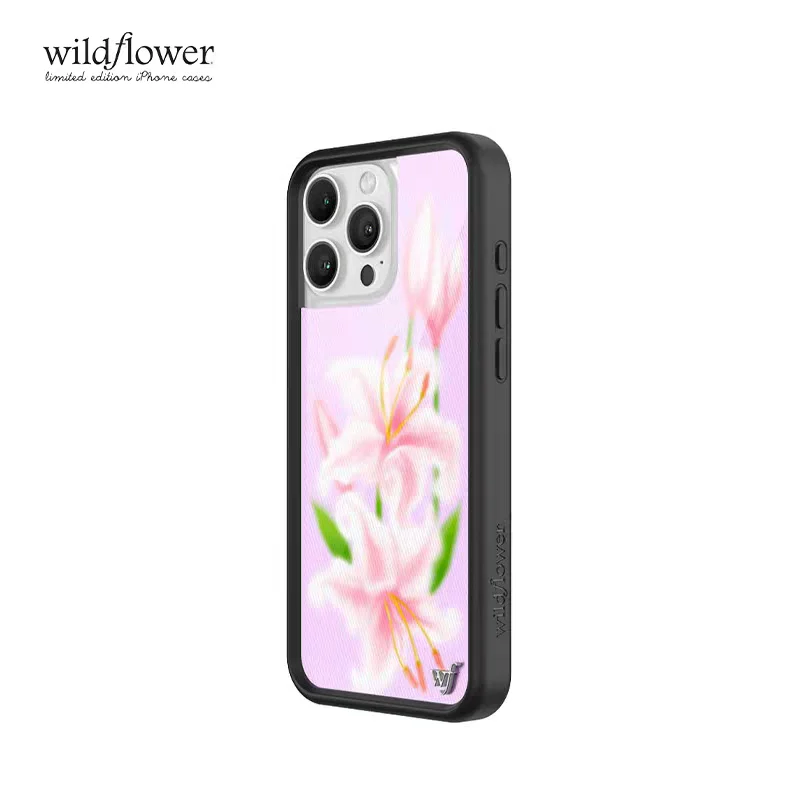 Wildflower 3D Sweet Lily Flowers Phone Case with Watermelon Cherry Lemon Design