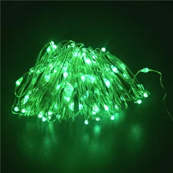 Enchanting Battery - Powered LED Fairy String Lights - Battery box - 10M (Green)