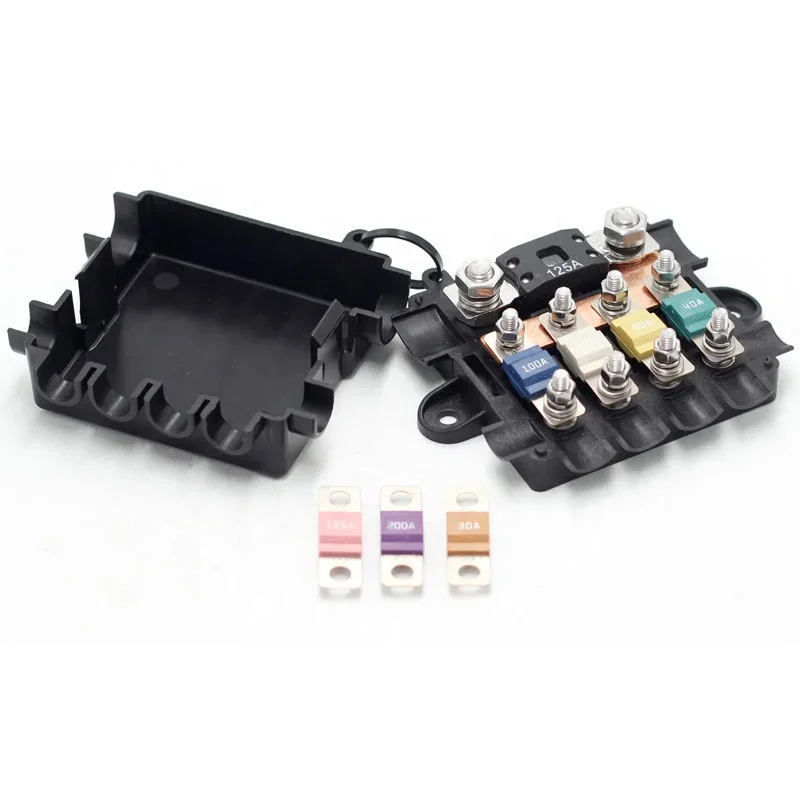 Power Distribution Busbar 5 Ways MIDI Way MEGA Holder Fuse Box For Car Automotive Boat fuse boxes car fuse holder fuse holder fuse adapter holder