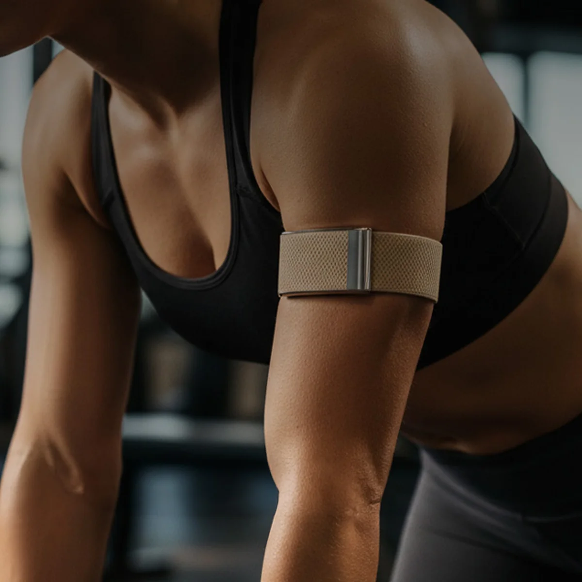 Breathable Nylon Bicep Band - Resistant and Comfortable Fitness Accessory