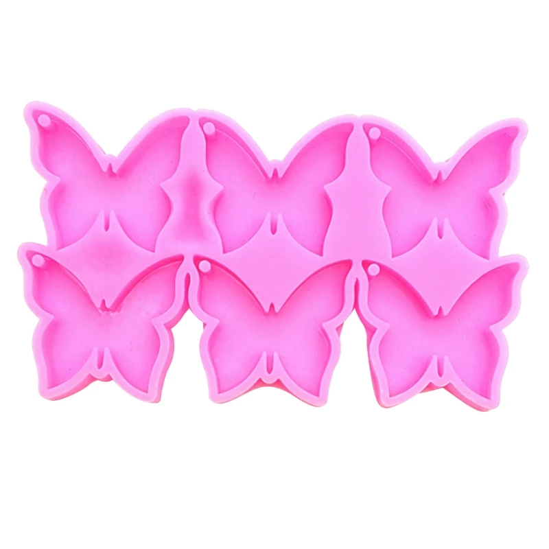 Butterfly-shaped Mirror Silicone Mold Suitable for Epoxy Resin Diy Craft Earrings Pendant Tag Keychain Jewelry Making