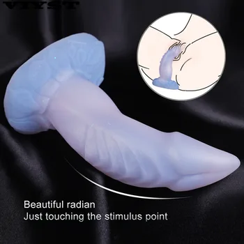 Silicone Animal Monster Dildo Dog Stick Realistic Suction Cup Dragon Vibrators Penis Adult Cock for Female Masturbation Sex Toys 4