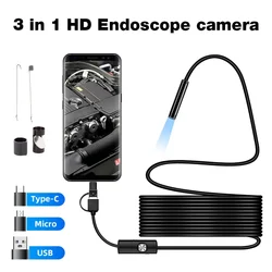 KERUI Industrial Borescope: Premium Waterproof Endoscope Camera with LED Lighting - 3.5m (Hard cable)