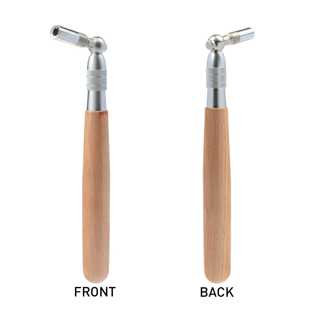 NAOMI professional piano tuning hammer wrench tool octagon core stainless steel hammer solid wood handle piano tuning tool #1102