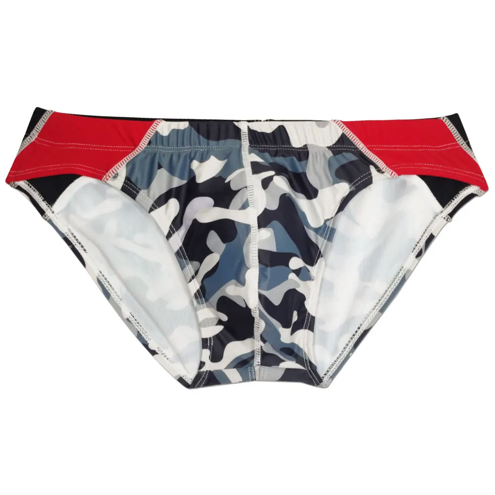 Push Up Mens Swim Briefs Camo Swimwear Sexy Swimming Trunks Gay Swimsuit Bathing Suit Beach Shorts Desmiit Zwembroek Sunga