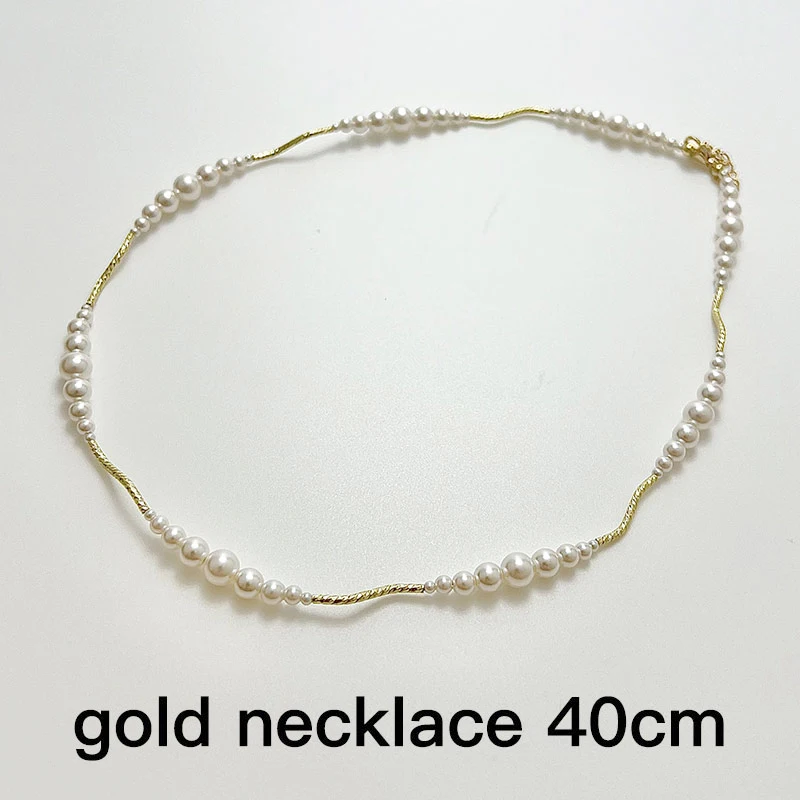 gold necklace 40cm