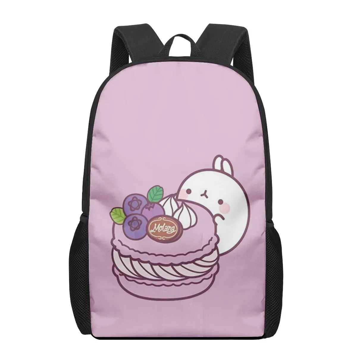 Korean cartoon molang 3D Pattern School Bag for Children Girls Boys Casual Book Bags Kids Backpack Boys Girls Schoolbags Bagpack