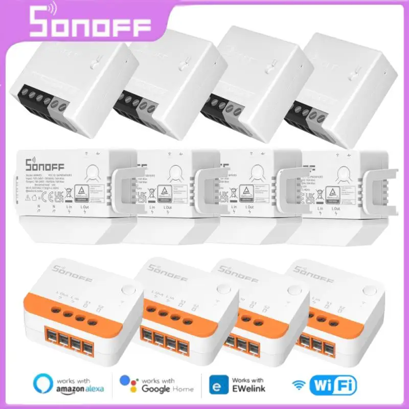 

SONOFF MINI R2 / MINI R3 / ZBMINI / ZBMINI-L2 умный переключатель Zigbee / WiFi мини-переключатель Голосовое управление через Alexa eWelink Google Home