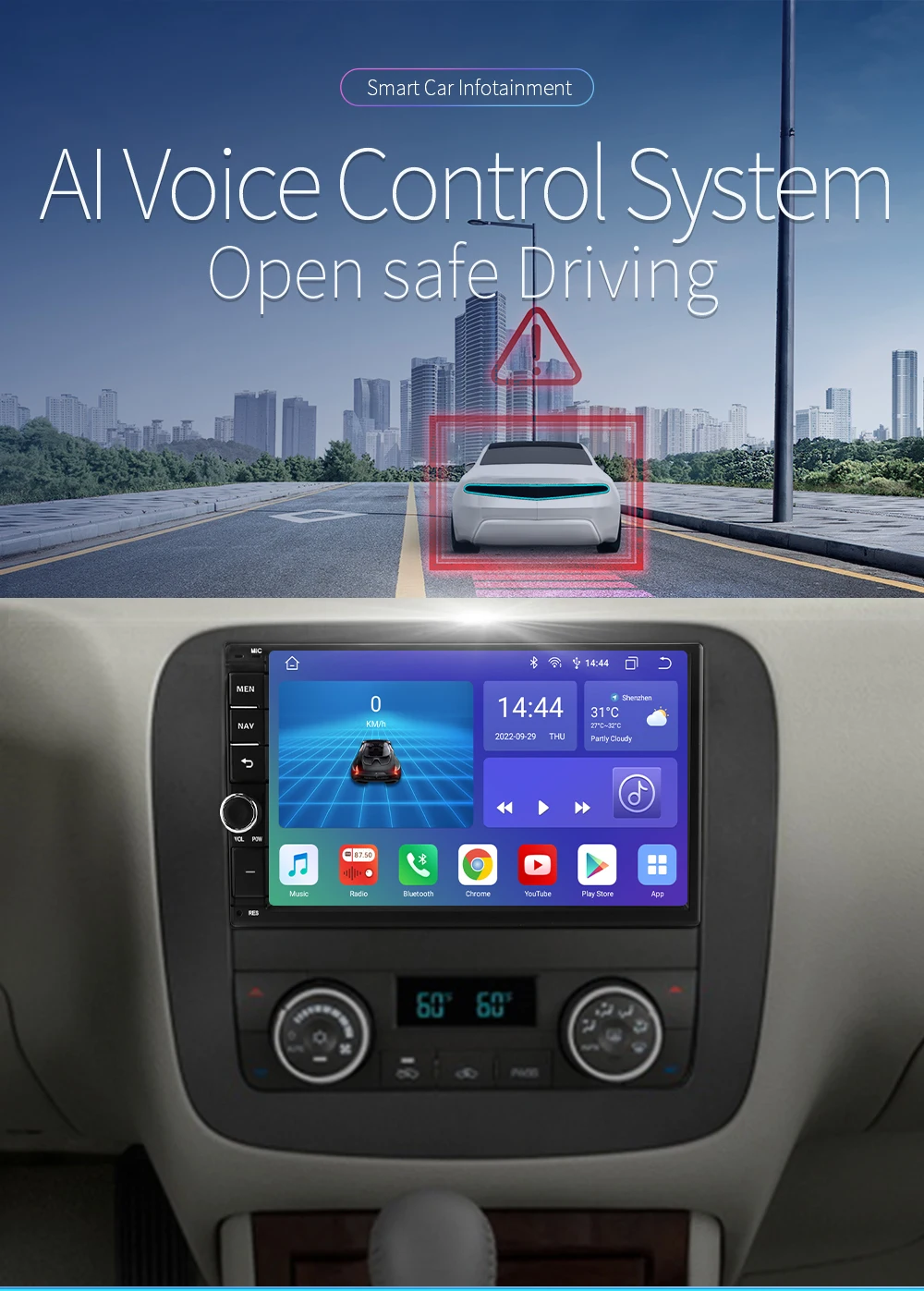 R*R様 ディスプレイオーディオ 2din10インチ4G+64G WiFi Yo