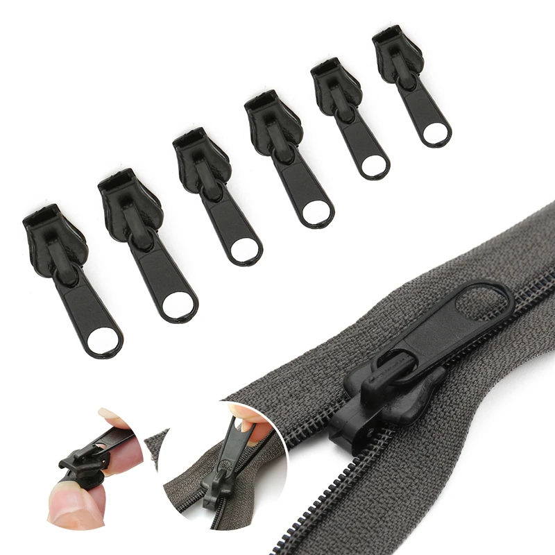 6PCS Set Instant Zipper Repair Kit Replacement Zip Slider Teeth Rescue Zippers zipper repair kit zipper sliders zipper heads zipper accessories